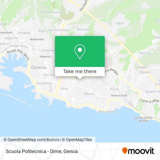 Scuola Politecnica - Dime map