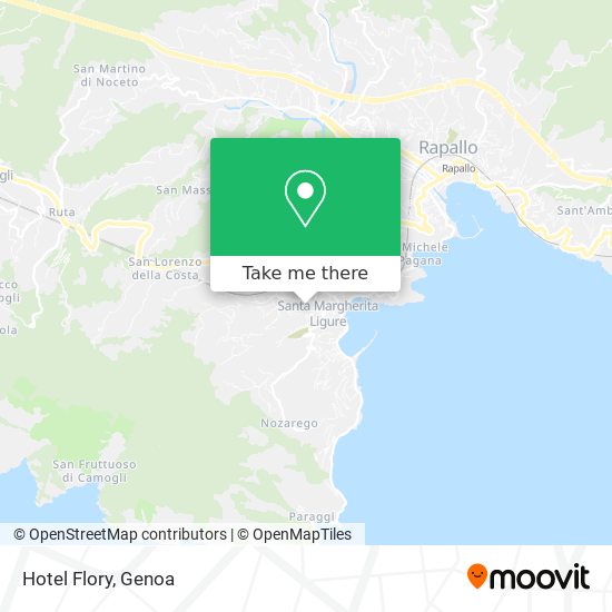 Hotel Flory map