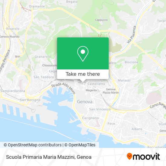 Scuola Primaria Maria Mazzini map