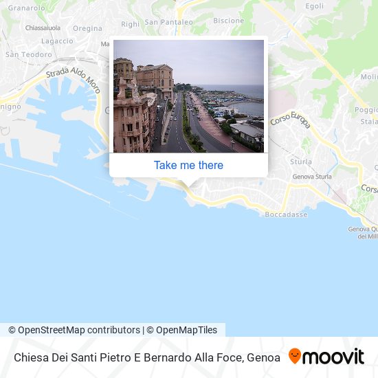 Chiesa Dei Santi Pietro E Bernardo Alla Foce map