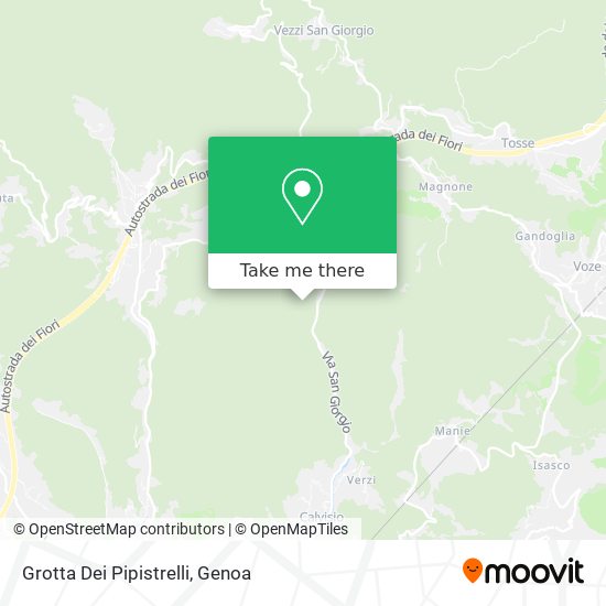 Grotta Dei Pipistrelli map