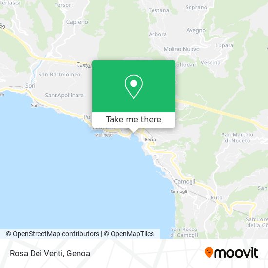 Rosa Dei Venti map