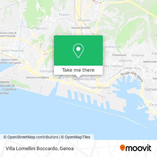 Villa Lomellini Boccardo map