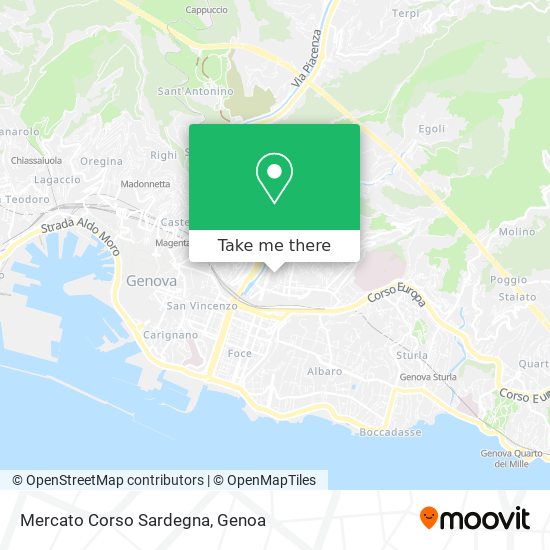 Mercato Corso Sardegna map
