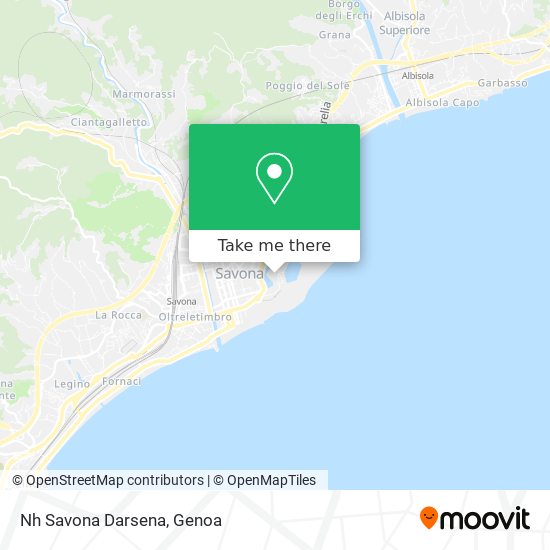 Nh Savona Darsena map