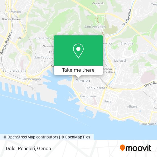 Dolci Pensieri map