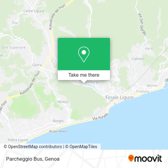Parcheggio Bus map