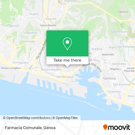 Farmacia Comunale map
