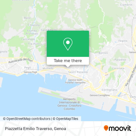 Piazzetta Emilio Traverso map