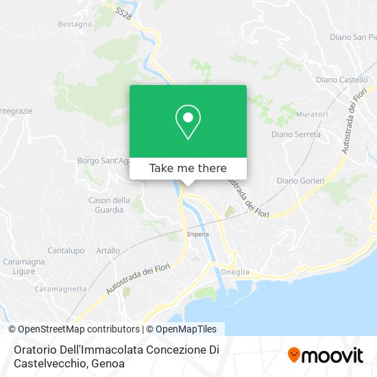 Oratorio Dell'Immacolata Concezione Di Castelvecchio map
