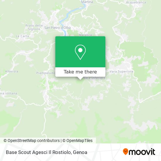 Base Scout Agesci Il Rostiolo map