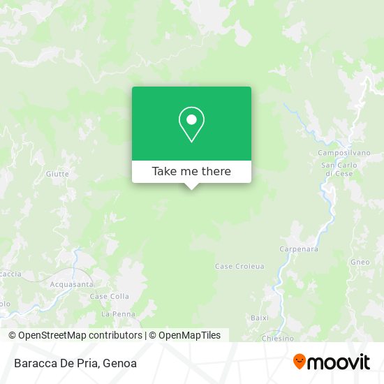 Baracca De Pria map
