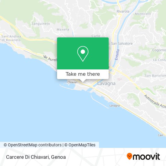 Carcere Di Chiavari map