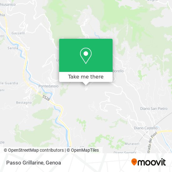 Passo Grillarine map