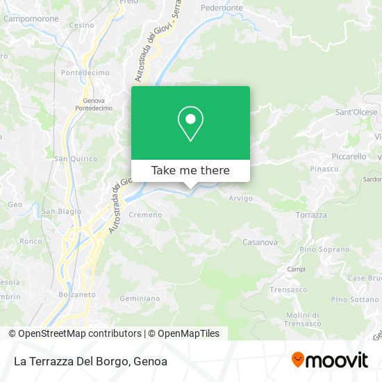 La Terrazza Del Borgo map