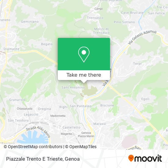 Piazzale Trento E Trieste map