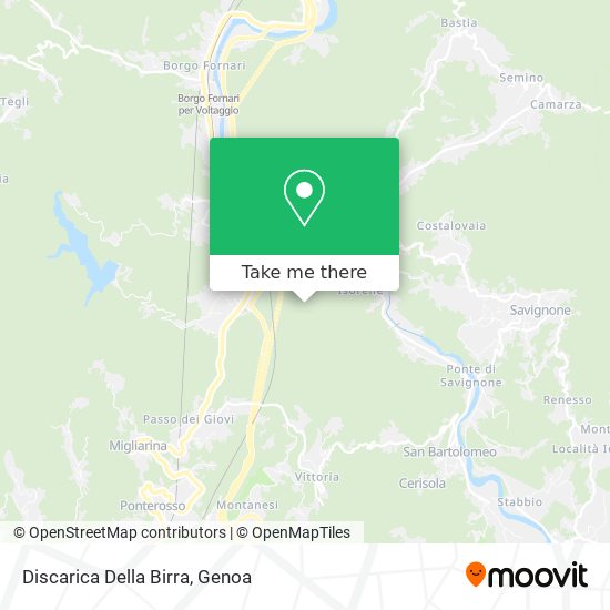 Discarica Della Birra map