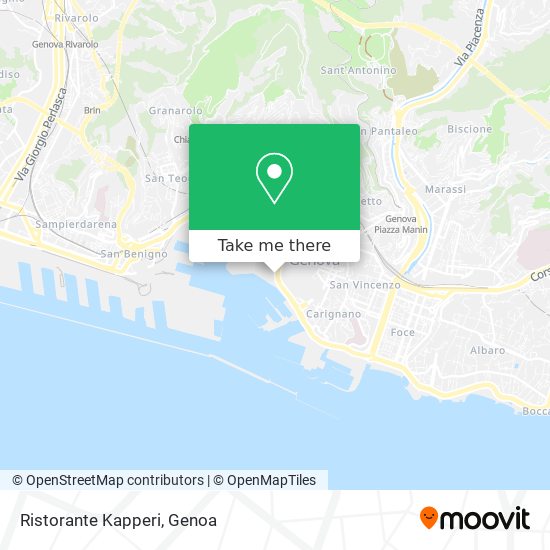 Ristorante Kapperi map