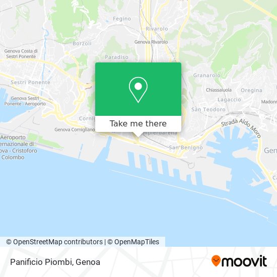 Panificio Piombi map