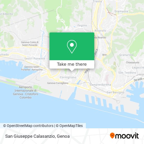 San Giuseppe Calasanzio map