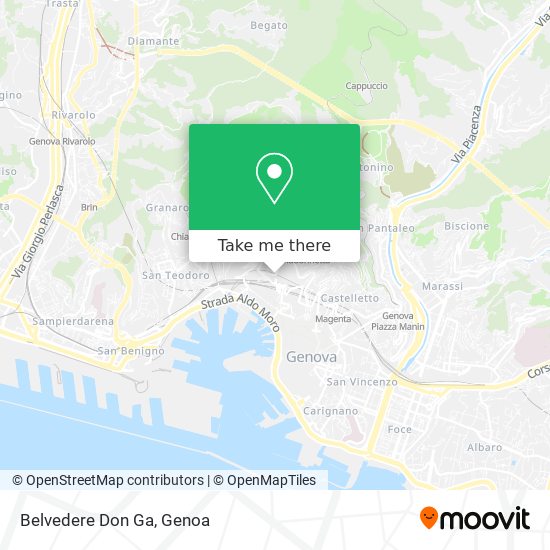 Belvedere Don Ga map