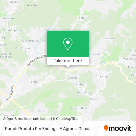 Parodi Prodotti Per Enologia E Agraria map