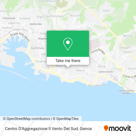 Centro D'Aggregazione Il Vento Del Sud map
