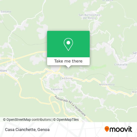 Casa Cianchette map