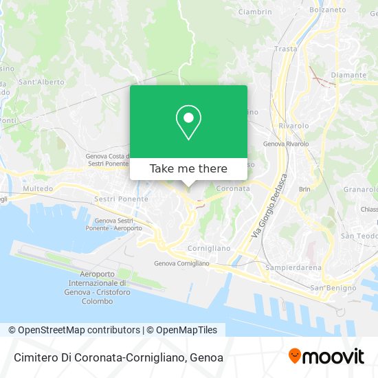 Cimitero Di Coronata-Cornigliano map