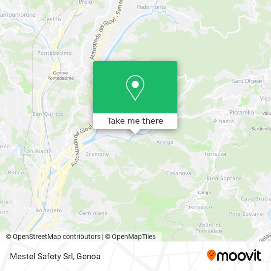 Mestel Safety Srl map
