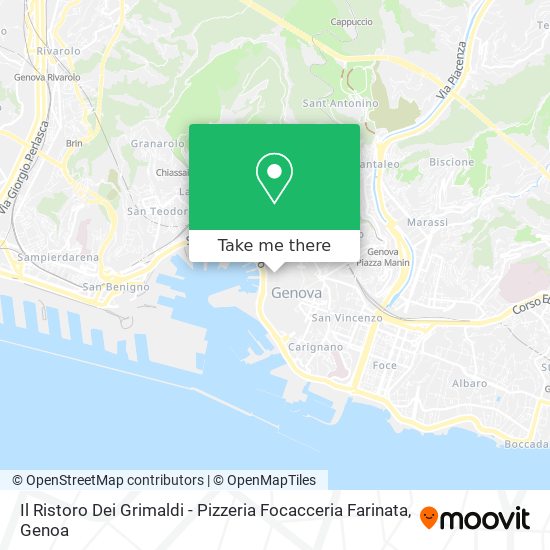 Il Ristoro Dei Grimaldi - Pizzeria Focacceria Farinata map