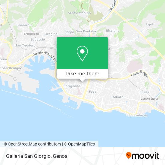 Galleria San Giorgio map