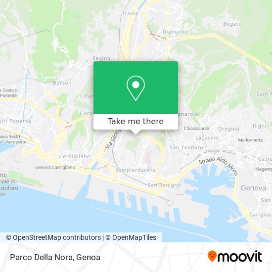 Parco Della Nora map