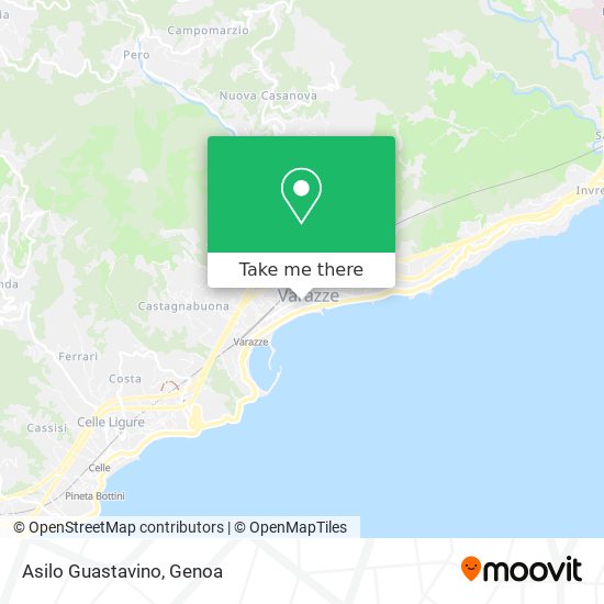 Asilo Guastavino map