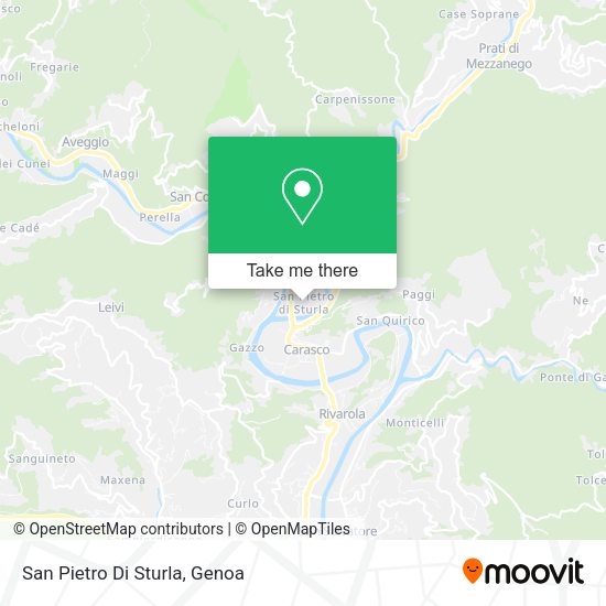 San Pietro Di Sturla map