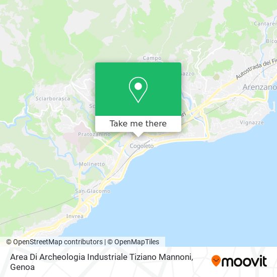 Area Di Archeologia Industriale Tiziano Mannoni map