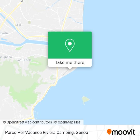 Parco Per Vacance Riviera Camping map