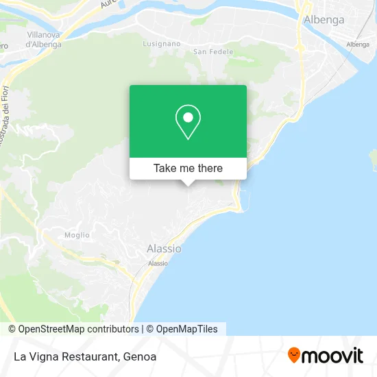 La Vigna Restaurant map