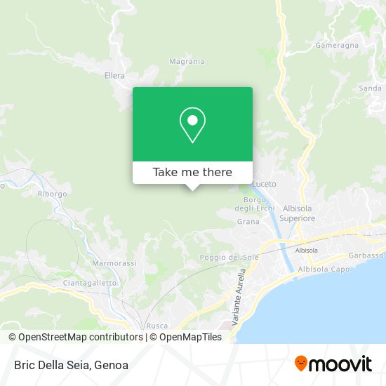Bric Della Seia map