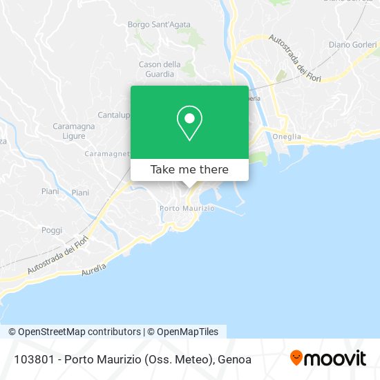 103801 - Porto Maurizio (Oss. Meteo) map