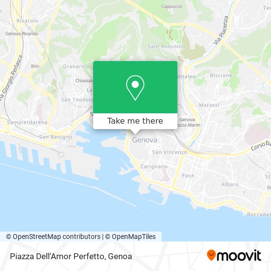 Piazza Dell'Amor Perfetto map