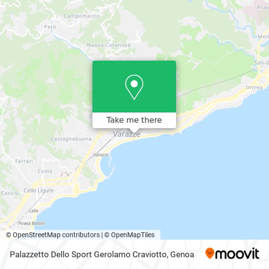 Palazzetto Dello Sport Gerolamo Craviotto map