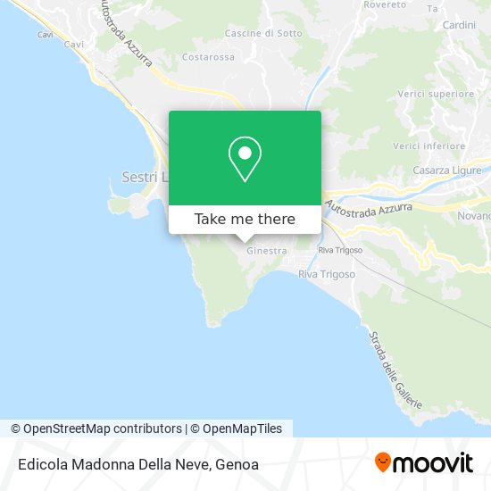 Edicola Madonna Della Neve map