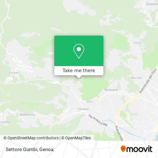 Settore Gumbi map