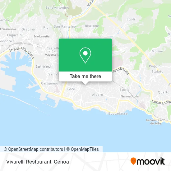 Vivarelli Restaurant map