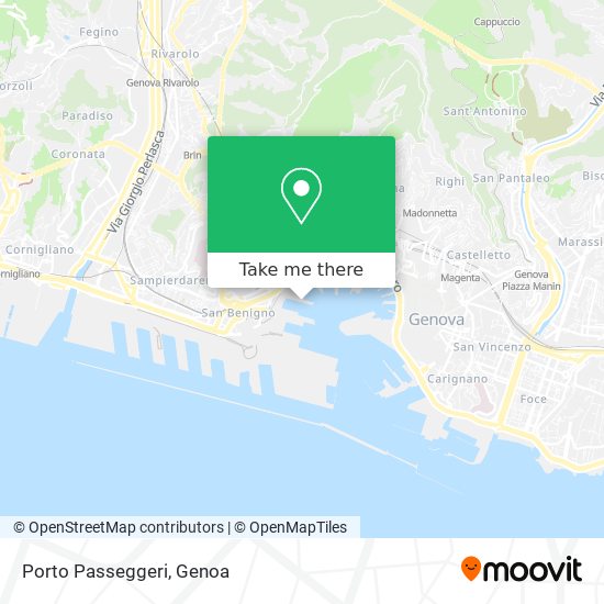 Porto Passeggeri map
