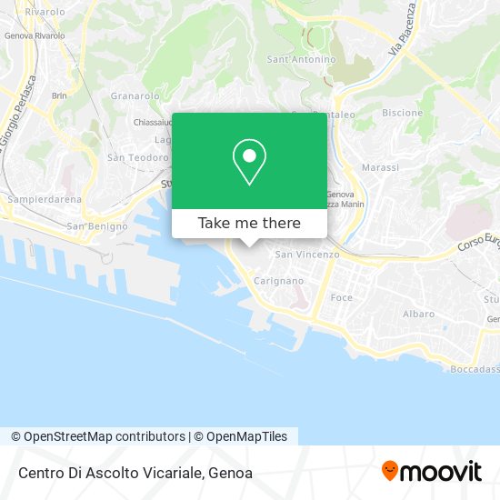 Centro Di Ascolto Vicariale map