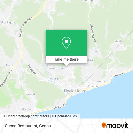 Cucco Restaurant map