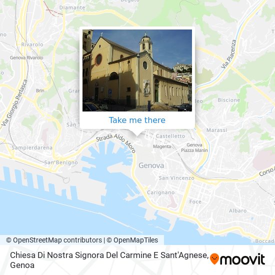 Chiesa Di Nostra Signora Del Carmine E Sant'Agnese map