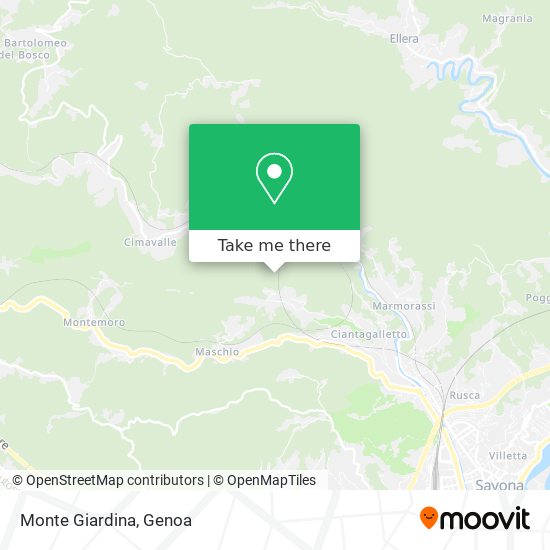 Monte Giardina map